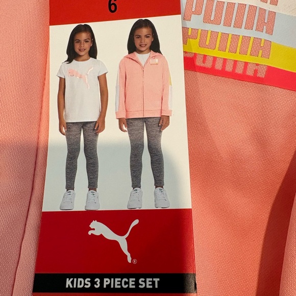 Girls Puma 3PC Set Size 6 - Picture 4 of 6